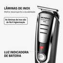 Aparador de Pelos Mondial Super Groom 10 em 1 - Barba, Cabelo, Nariz e Corpo, Sem Fio Bivolt