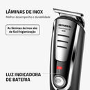 Aparador de Pelos Mondial Super Groom 10 em 1 - Barba, Cabelo, Nariz e Corpo, Sem Fio Bivolt