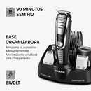 Aparador de Pelos Mondial Super Groom 10 em 1 - Barba, Cabelo, Nariz e Corpo, Sem Fio Bivolt