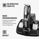 Aparador de Pelos Mondial Super Groom 10 em 1 - Barba, Cabelo, Nariz e Corpo, Sem Fio Bivolt