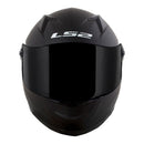 Capacete Integral LS2 FF358 Classic Monocolor — Preto Fosco, Viseira Flat Anti-Riscos, 4 Estrelas SHARP, Certificado Inmetro