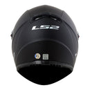 Capacete Integral LS2 FF358 Classic Monocolor — Preto Fosco, Viseira Flat Anti-Riscos, 4 Estrelas SHARP, Certificado Inmetro