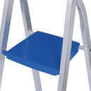 Escada de Alumínio MOR 5 Degraus 5103 Residencial — até 120 kg, Certificada Inmetro