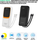 Power Bank 20.000mAh Turbo 22,5W - Carga Rápida USB-C, 3 Saídas e Display Digital