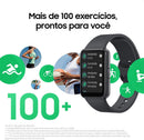 Samsung Galaxy Fit3 - Smartwatch Tela AMOLED 1,6", Bateria 13 Dias, 5ATM, 100+ Exercícios e Monitor de Saúde - Grafite