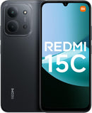 Smartphone Xiaomi Redmi 15C 128GB 6GB RAM Dual SIM — Tela 6.9" 120Hz, Câmera 50MP, Bateria 6000mAh — Preto Meia-Noite (Novo, Lacrado, Garantia, Versão Global)