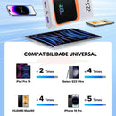 Power Bank 20.000mAh Turbo 22,5W - Carga Rápida USB-C, 3 Saídas e Display Digital