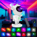 Projetor Astronauta Galaxy - Luminária LED de Nebulosa e Estrelas com Bluetooth, Controle Remoto e Rotação 360°