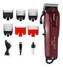 Máquina de Cortar Cabelo Profissional Kemei KM-2600 Sem Fio Recarregável Bivolt com Kit de Pentes