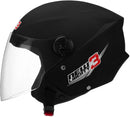 Capacete Aberto Pro Tork New Liberty Three — Preto Fosco, Viseira Cristal 2 mm, Certificado Inmetro