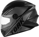 Capacete Fechado Pro Tork R8 com Viseira — Preto/Prata Fosco, Certificado Inmetro
