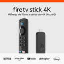 Fire TV Stick 4K (2ª Geração) com Wi-Fi 6, Dolby Vision/Atmos e Alexa — Streaming 4K Ultra HD