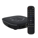 Reprodutor de mídia 4K com controle remoto de comando de voz