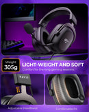 Headset Gamer Havit H2002d — Drivers 53mm, Microfone Destacável, P3 3,5mm Multiplataforma (PC/PS4/PS5/Xbox/Switch)