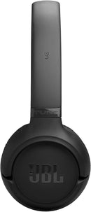 Fone de Ouvido Bluetooth JBL Tune 530BT On-Ear Original — Pure Bass, Até 76h de Bateria, Multiponto e Dobrável — Preto