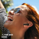 Fone de Ouvido Bluetooth JBL Wave Beam 2 TWS Original — JBL Pure Bass, Cancelamento de Ruído ANC, Até 40h de Bateria e IP54 — Preto