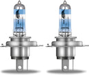 Par de Lâmpadas Osram Night Breaker 200 H4 (2 Unidades) 12V 60/55W — Até 200% Mais Luz, Facho de 150m, 3900K, Halógena Homologada Inmetro