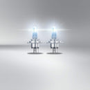 Par de Lâmpadas Osram Night Breaker 200 H4 (2 Unidades) 12V 60/55W — Até 200% Mais Luz, Facho de 150m, 3900K, Halógena Homologada Inmetro