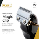 Máquina de Corte Wahl Magic Clip 5 Star COM FIO Motor V9000 Original — 8 Pentes, 127V ou 220V