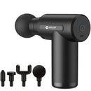 Pistola de Massagem Muscular Recarregável - Massageador de Percussão 30 Níveis e 6 Ponteiras