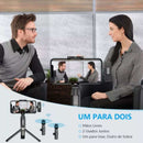 Microfone de Lapela Duplo sem Fio - USB-C e Lightning, Redução de Ruído para Celular