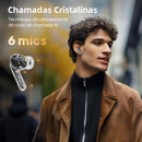 Fone Bluetooth QCY HT08 MeloBuds Pro ANC Original — Cancelamento Ativo de Ruído até 46dB, Hi-Res LDAC, Multiponto, Até 34h de Bateria — Preto