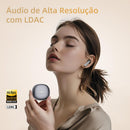 Fone Bluetooth QCY HT08 MeloBuds Pro ANC Original — Cancelamento Ativo de Ruído até 46dB, Hi-Res LDAC, Multiponto, Até 34h de Bateria — Preto