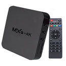TV Box Android 4K - Transforme sua TV em Smart, Wi-Fi, Apps de Streaming