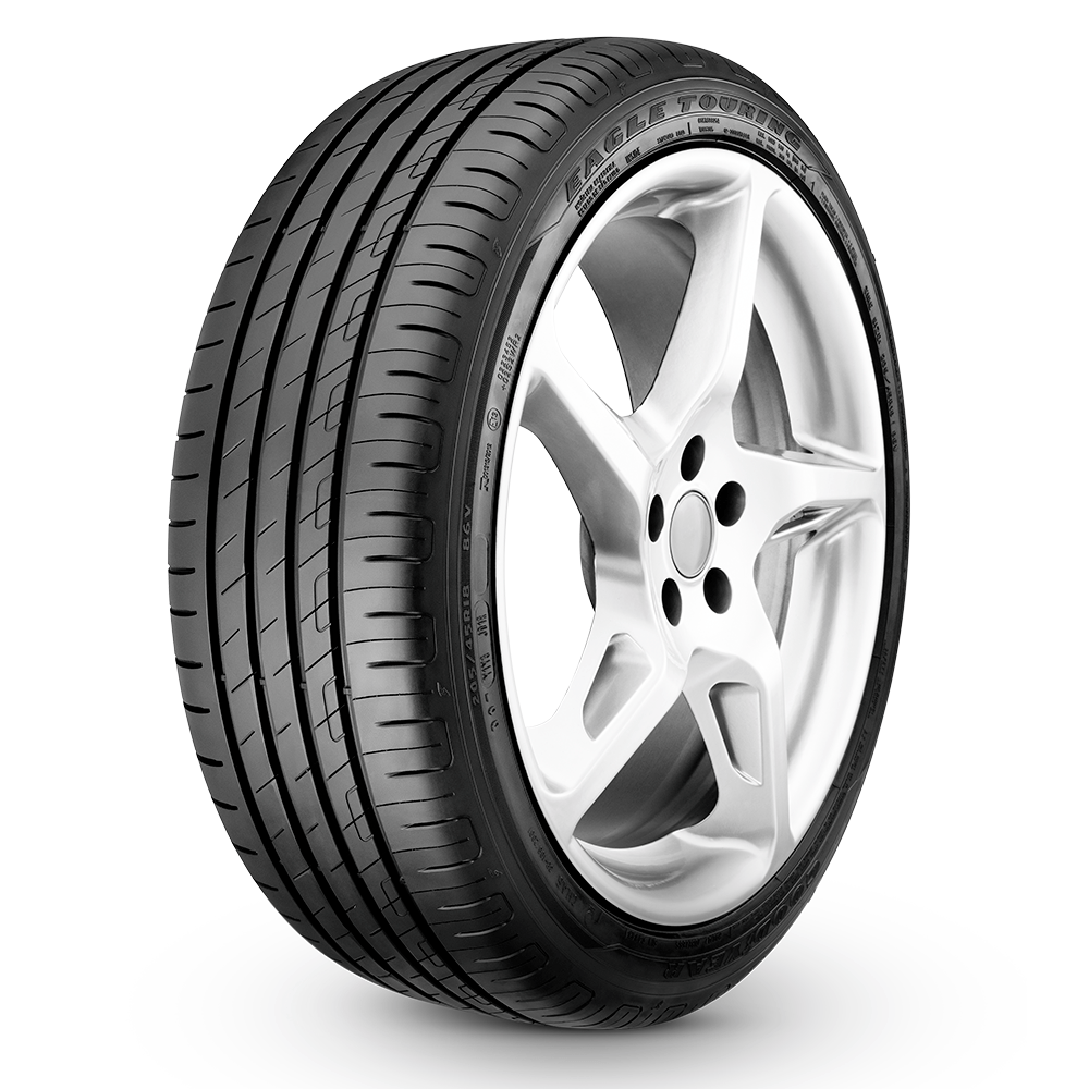 Pneu Goodyear Eagle Touring 185/65 R15 montado em roda