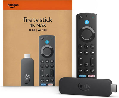 Fire TV Stick 4K Max (2ª Geração) 16GB com Wi-Fi 6E, Dolby Vision/Atmos e Alexa — O Stick Mais Rápido da Linha