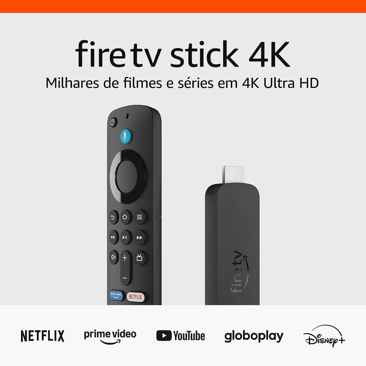 Fire TV Stick 4K — milhares de filmes e séries em 4K Ultra HD