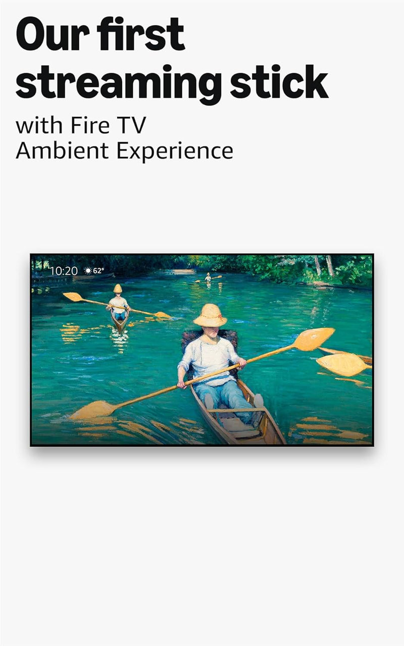 Fire TV Stick 4K Max (2ª Geração) 16GB com Wi-Fi 6E, Dolby Vision/Atmos e Alexa — O Stick Mais Rápido da Linha Fire TV