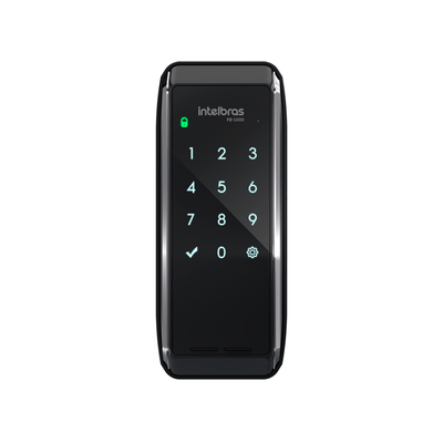 Fechadura Digital Intelbras FD 1000 de Sobrepor — Teclado Touch, Abertura por Senha, Funciona a Pilha