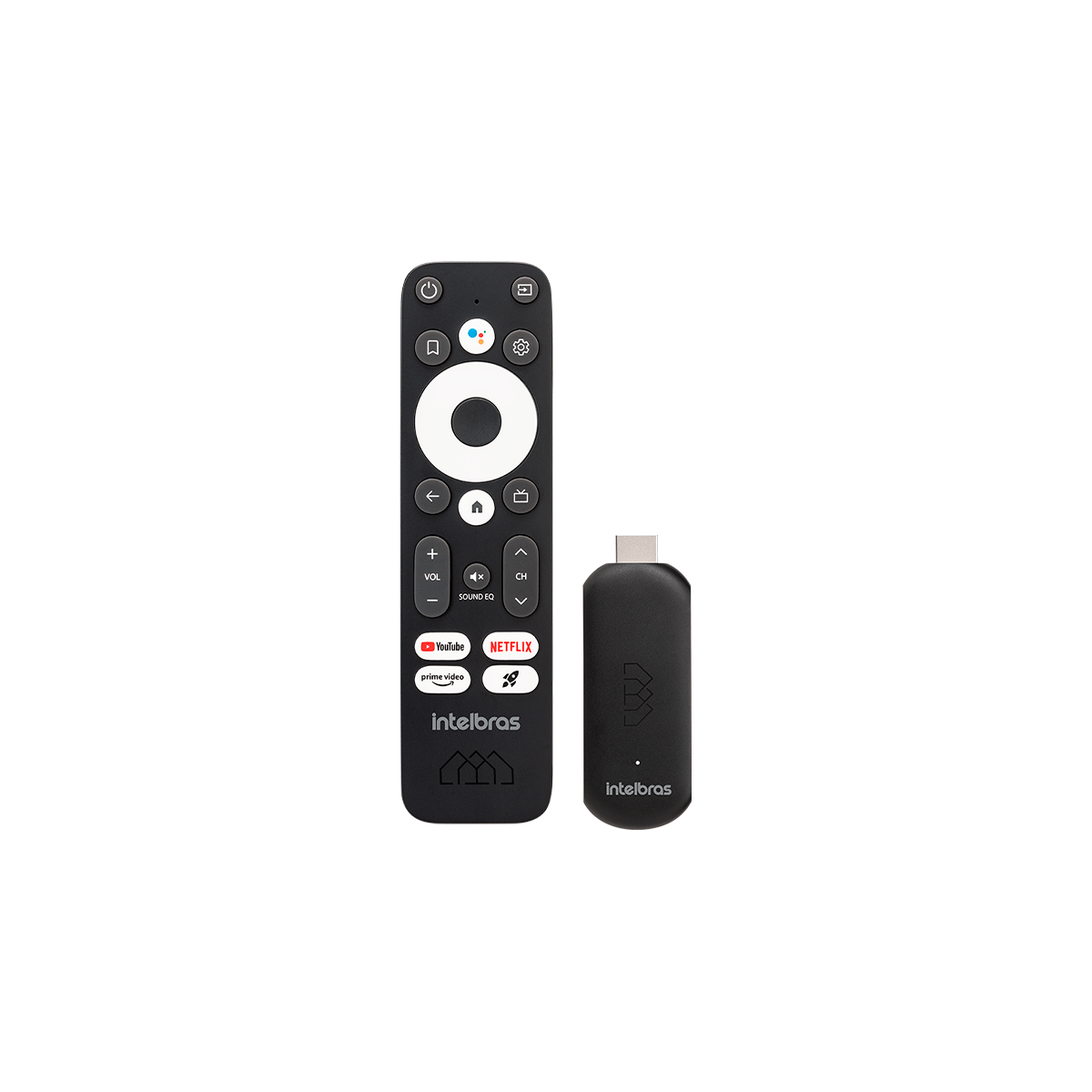 Intelbras Izy Play Stick com controle remoto e comando de voz