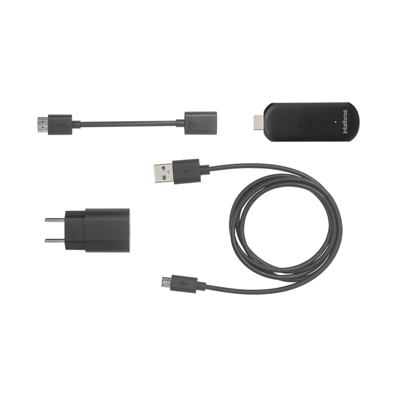 Intelbras Izy Play Stick - Android TV Full HD, Wi-Fi e Comando de Voz