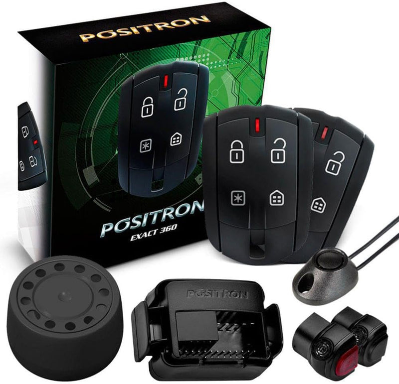 Alarme Automotivo Positron Cyber Exact EX360 Universal 12V — 2 Controles (Instalação Profissional)