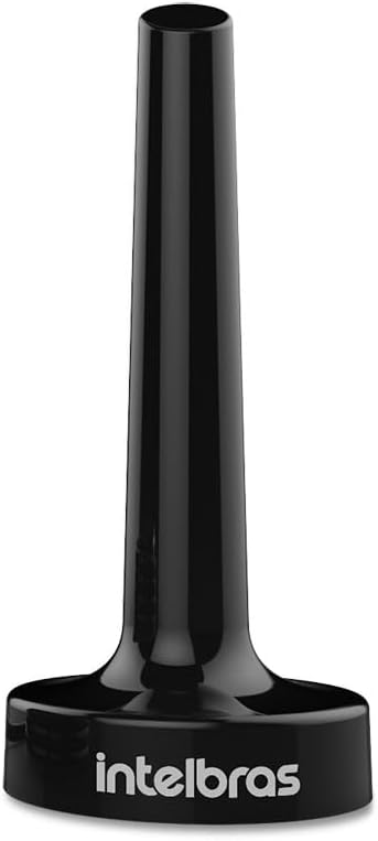 Antena Interna de TV Digital Intelbras AI 2025 — UHF/HDTV, Cabo de 2,5m, Base Magnética, Compatível com Qualquer TV ou Conversor Digital