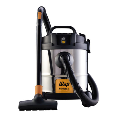 Aspirador de Pó e Água WAP GTW Inox 12 Litros 1400W Tambor Inox com Função Sopro — 127V ou 220V