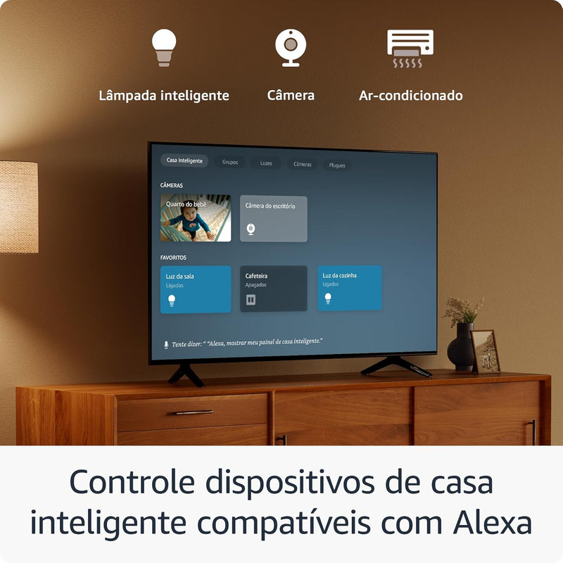 Fire TV Stick HD com Alexa — Streaming Full HD, Controle por Voz e Casa Inteligente