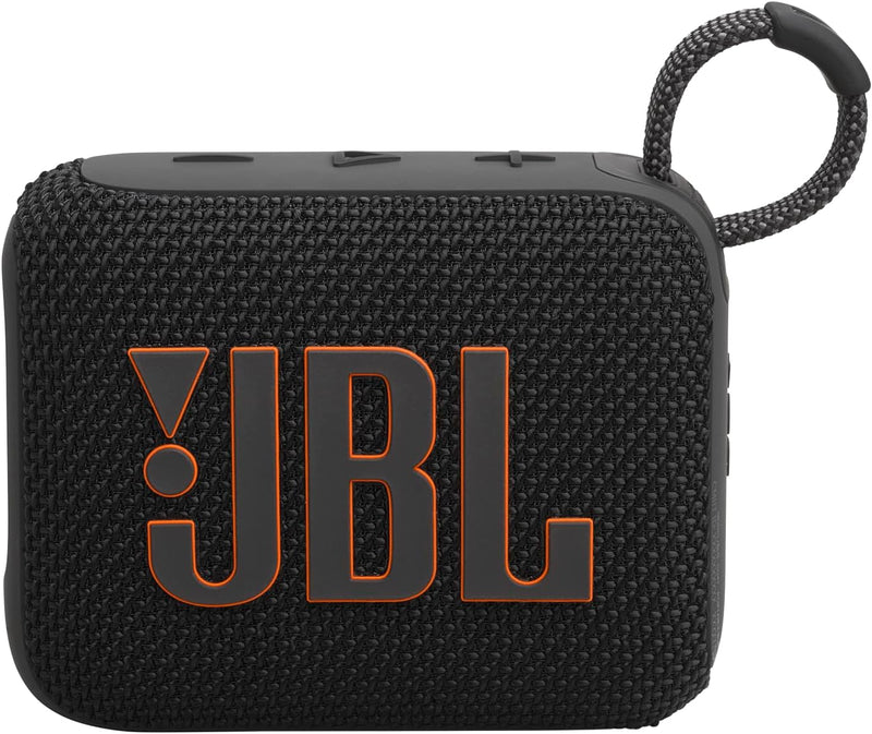 Caixa de Som Bluetooth JBL Go 4 Original — JBL Pro Sound, IP67 À Prova D'água e Poeira, Até 7h de Bateria e Auracast — Preta