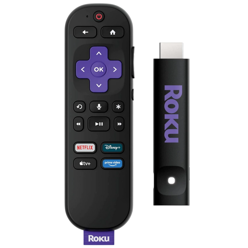 Roku Streaming Stick Full HD Portátil - Controle por Voz, Netflix e YouTube