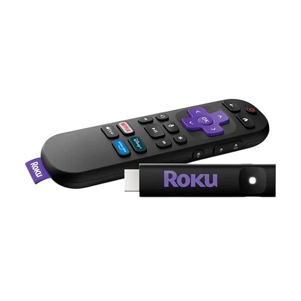 Controle por voz e conexão HDMI do Roku Streaming Stick Full HD
